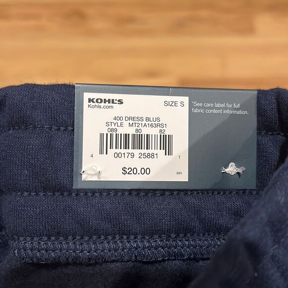 NWT | TEK GEAR | Navy | Cargo Short w/ Ultrasoft Fleece | Small - Picture 3 of 4